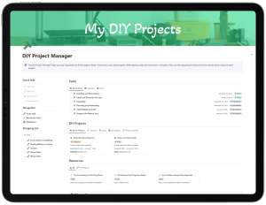DIY Project Manager Notion Templates
